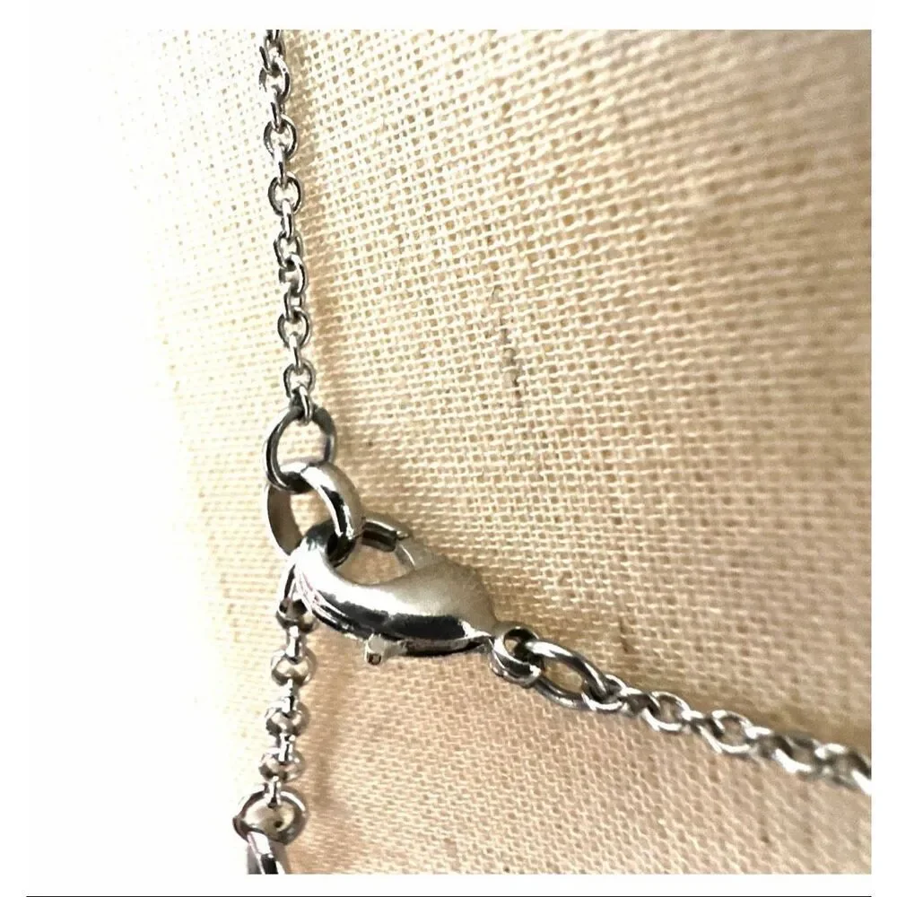 Betsey Johnson Crowned Cat Aurora Crystal Pendant Necklace